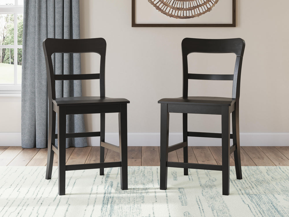 Greddinton Counter Height Dining Table and 6 Barstools (11)
