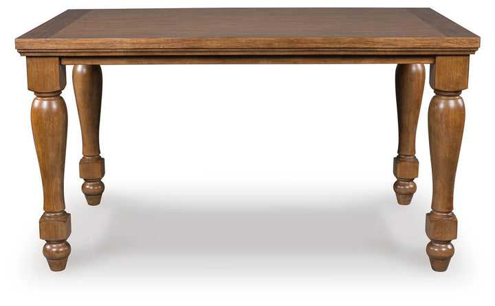 Greddinton Counter Height Dining Table - Light Brown (2)
