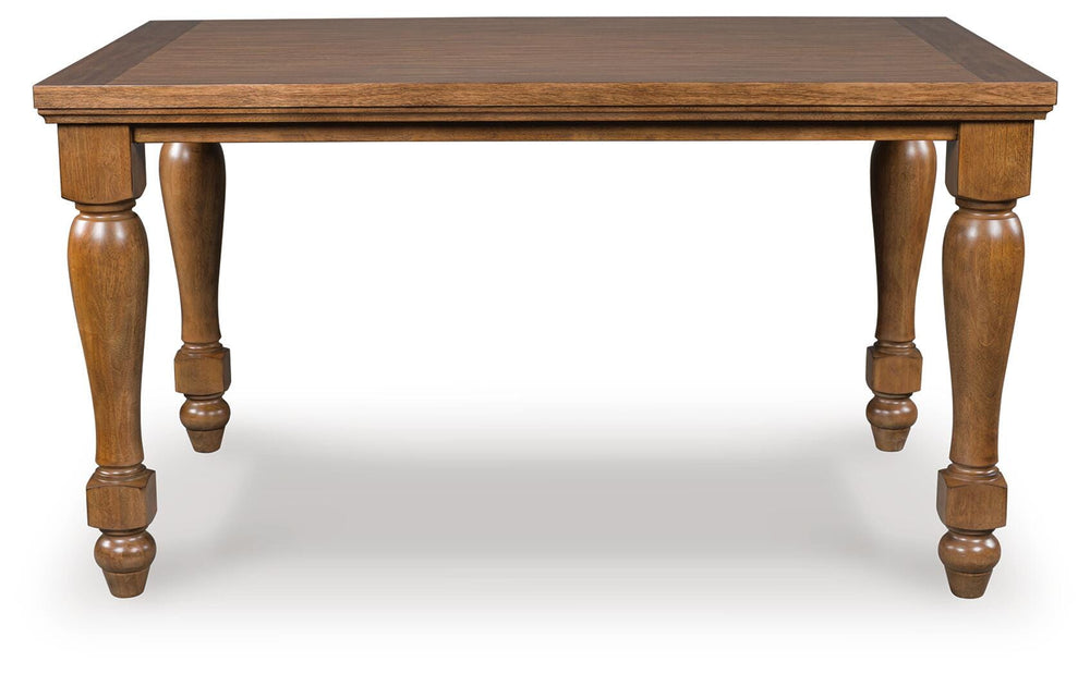 Greddinton Counter Height Dining Table - Light Brown (2)