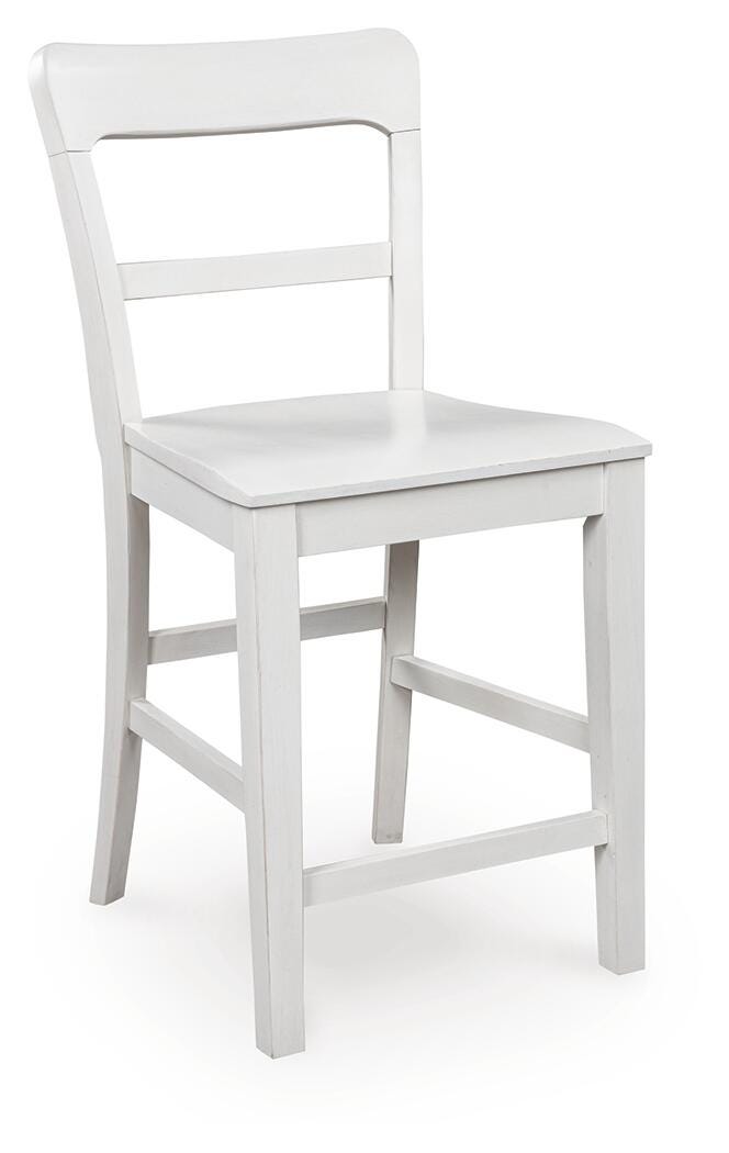 Greddinton Counter Height Barstool - White (2)