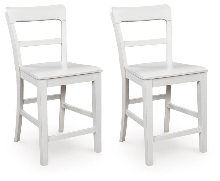 Greddinton Counter Height Barstool - White (1)
