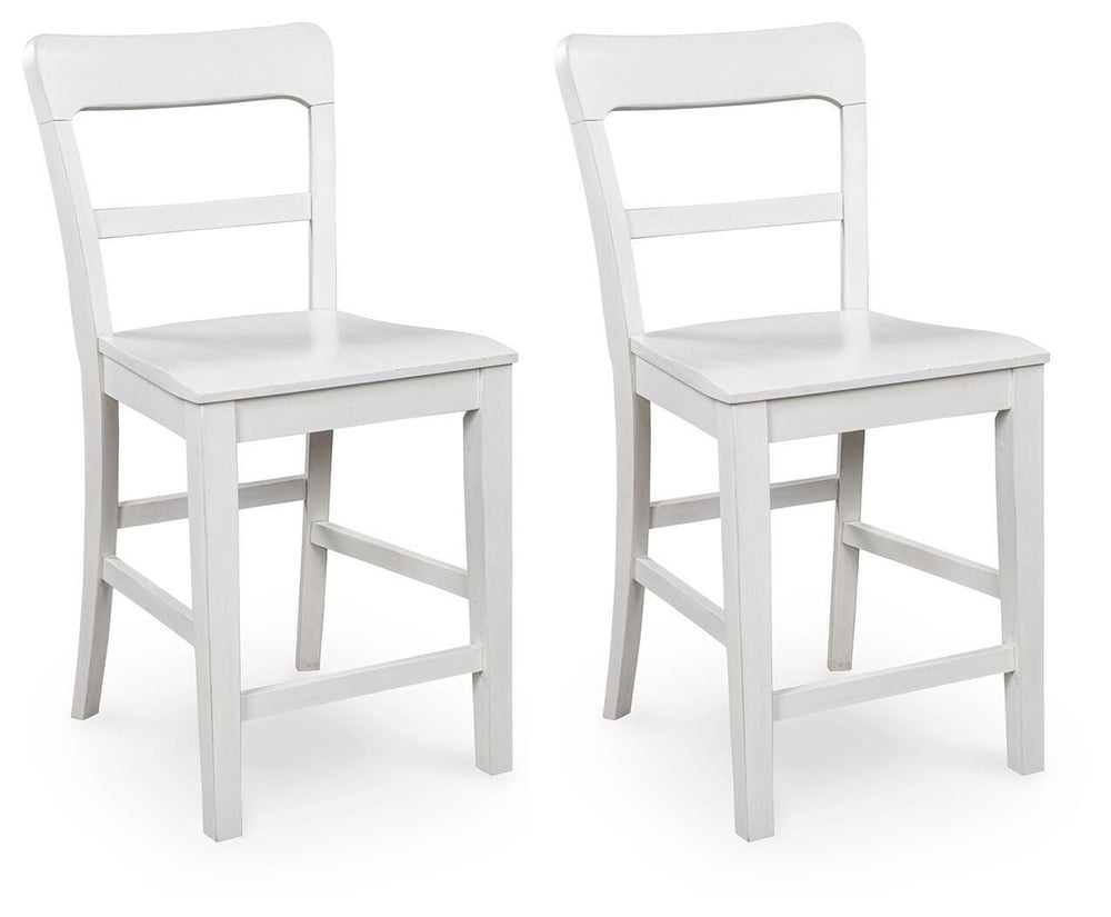Greddinton Counter Height Barstool - White (1)