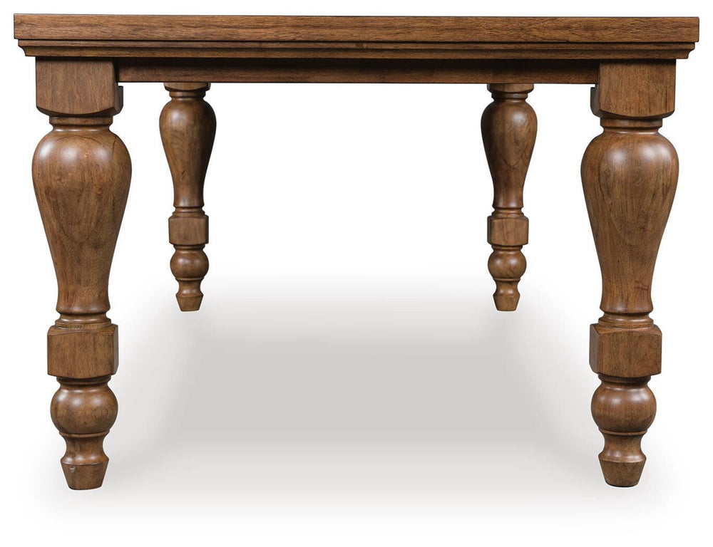 Greddinton Dining Table - Light Brown (3)