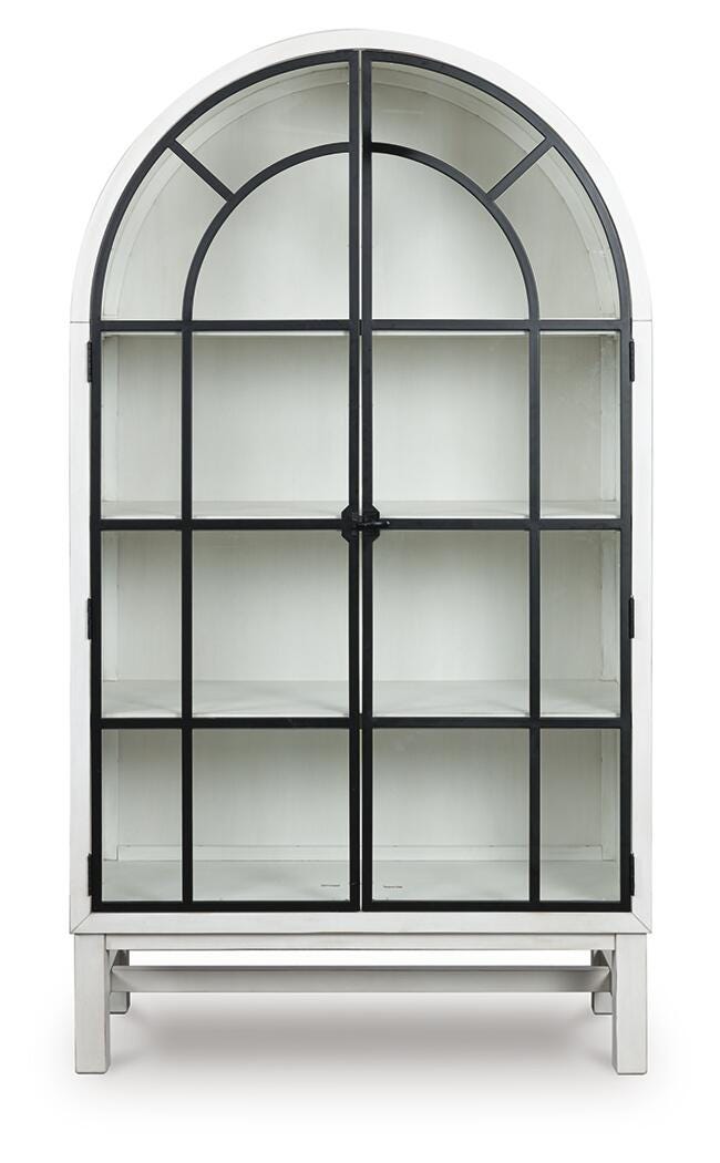 Greddinton Display Cabinet - White (3)