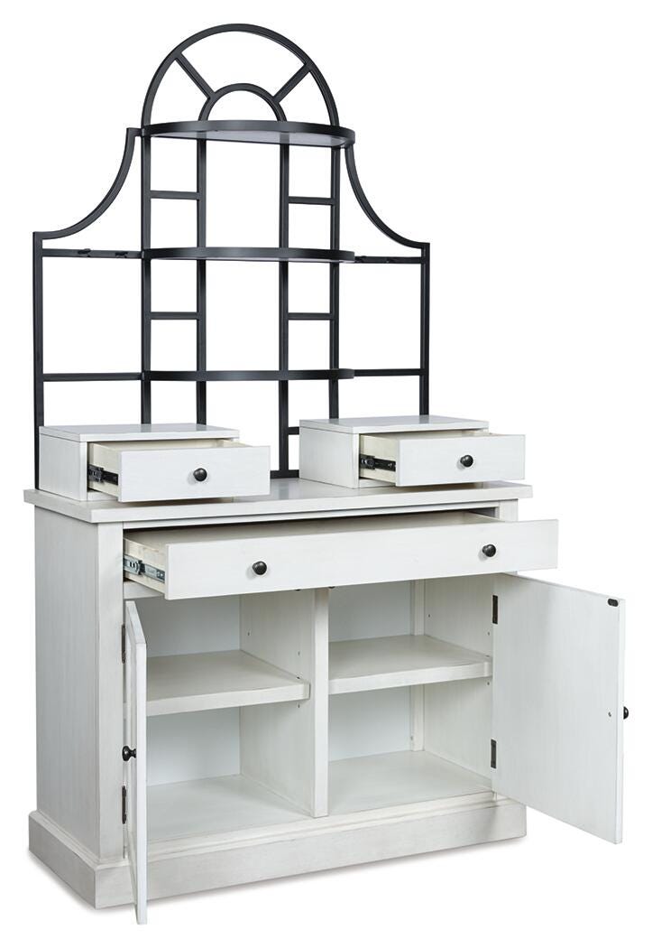 Greddinton Baker's Rack - White (2)