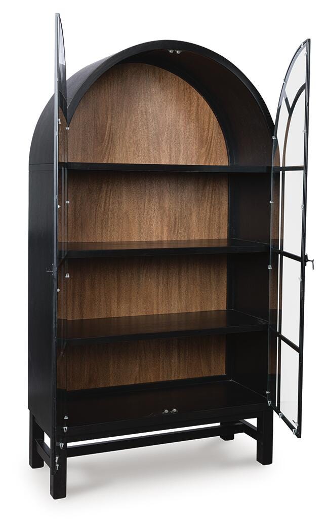 Greddinton Display Cabinet - Black (2)