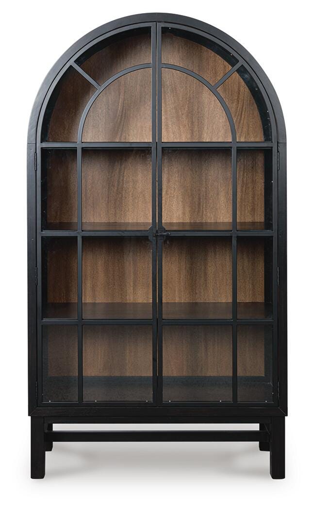Greddinton Display Cabinet - Black (3)