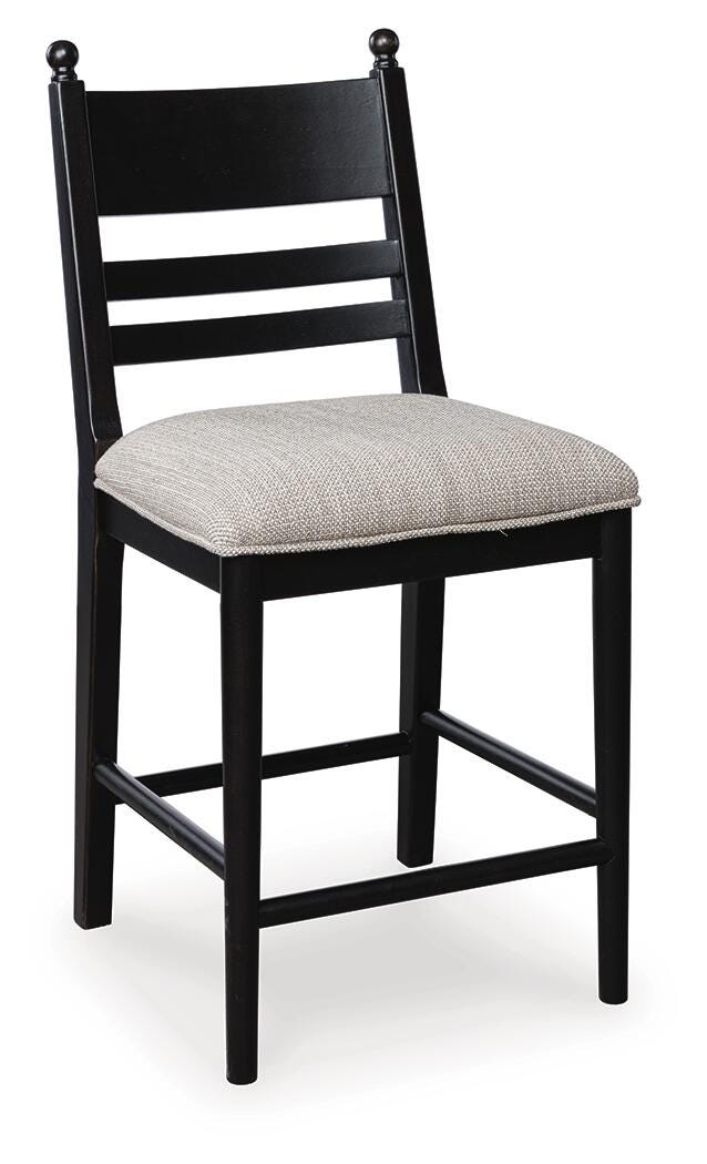 Greddinton Counter Height Dining Table and 6 Barstools (7)