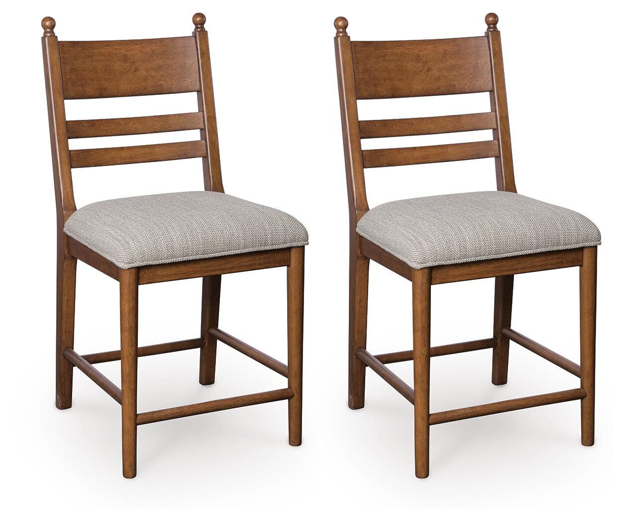 Greddinton Counter Height Barstool - Light Brown (1)