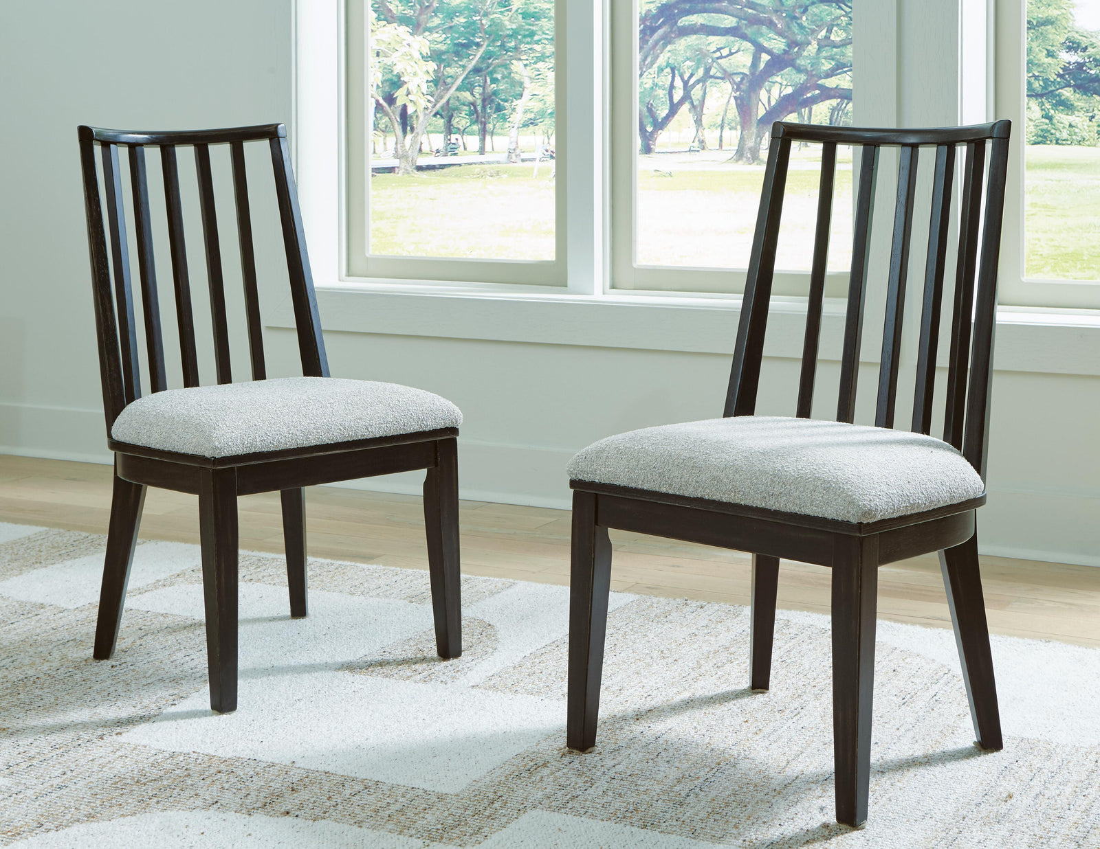 Galliden Dining Chair - Black (2)