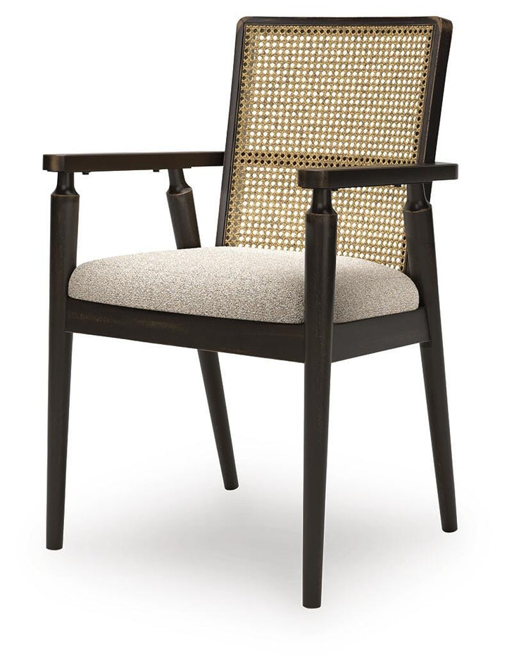 Galliden Dining Arm Chair - Black (7)