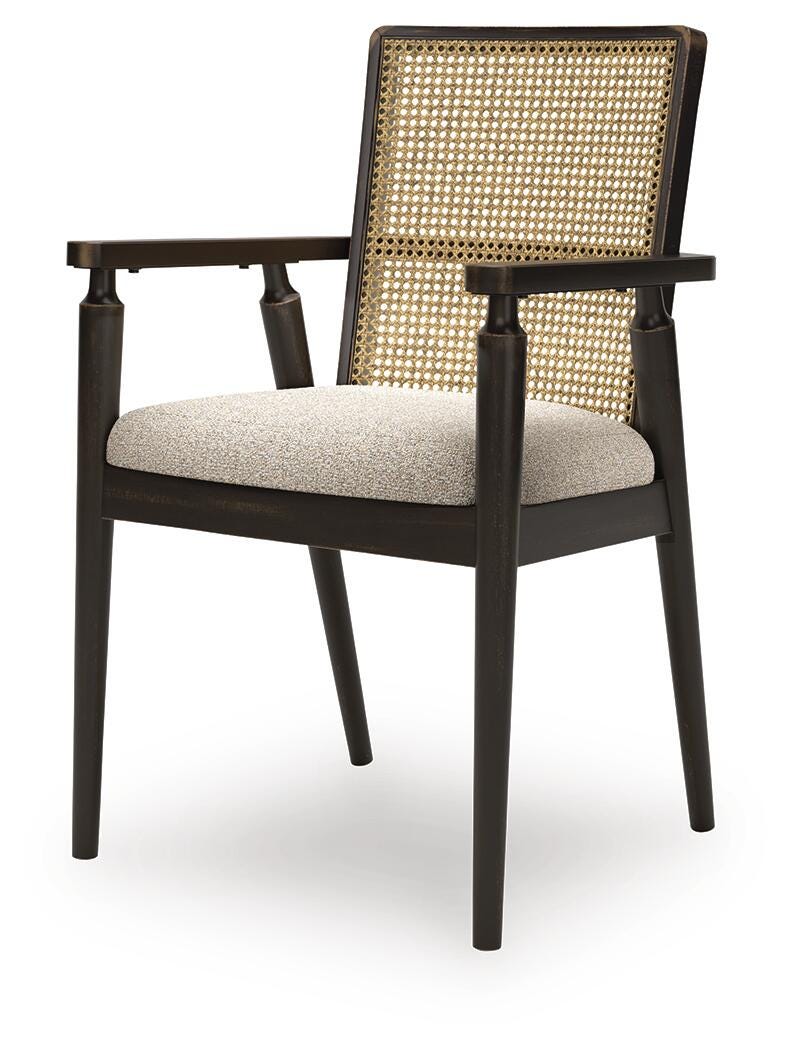 Galliden Dining Arm Chair - Black (7)