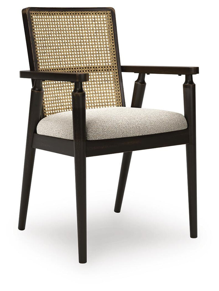 Galliden Dining Arm Chair - Black (4)