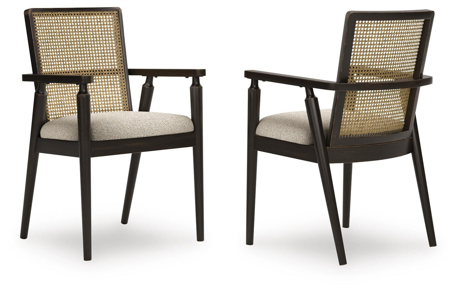Galliden Dining Arm Chair - Black (1)
