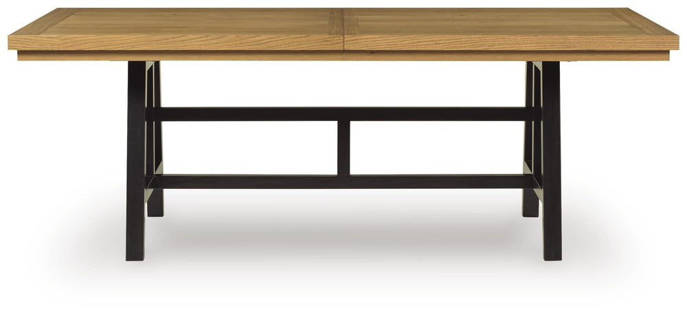 Galliden Dining Extension Table - Light Brown (4)