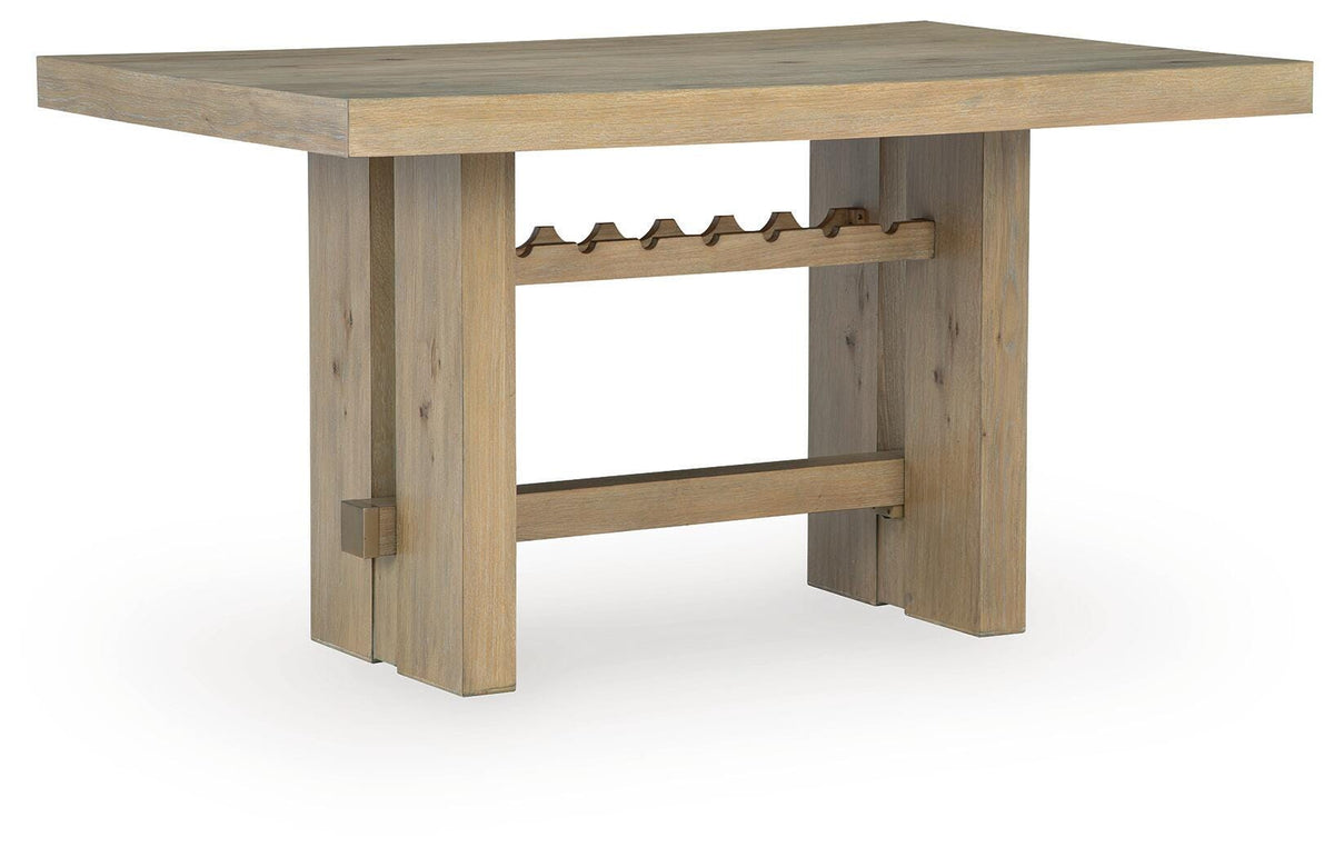 Lasinger Counter Height Dining Table - Light Brown (1)