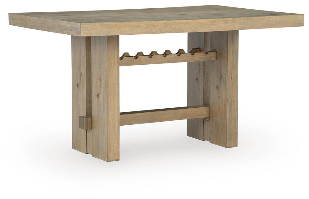 Lasinger Counter Height Dining Table - Light Brown (1)