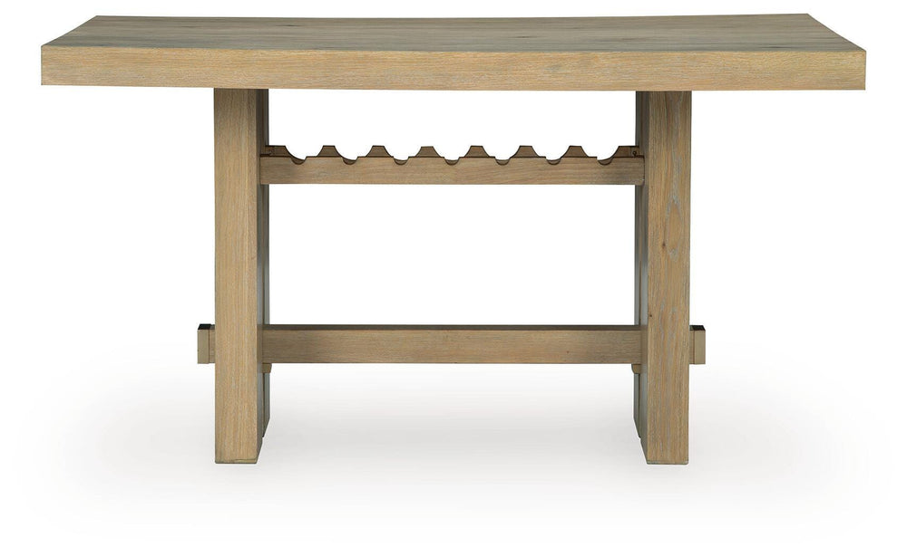 Lasinger Counter Height Dining Table - Light Brown (3)