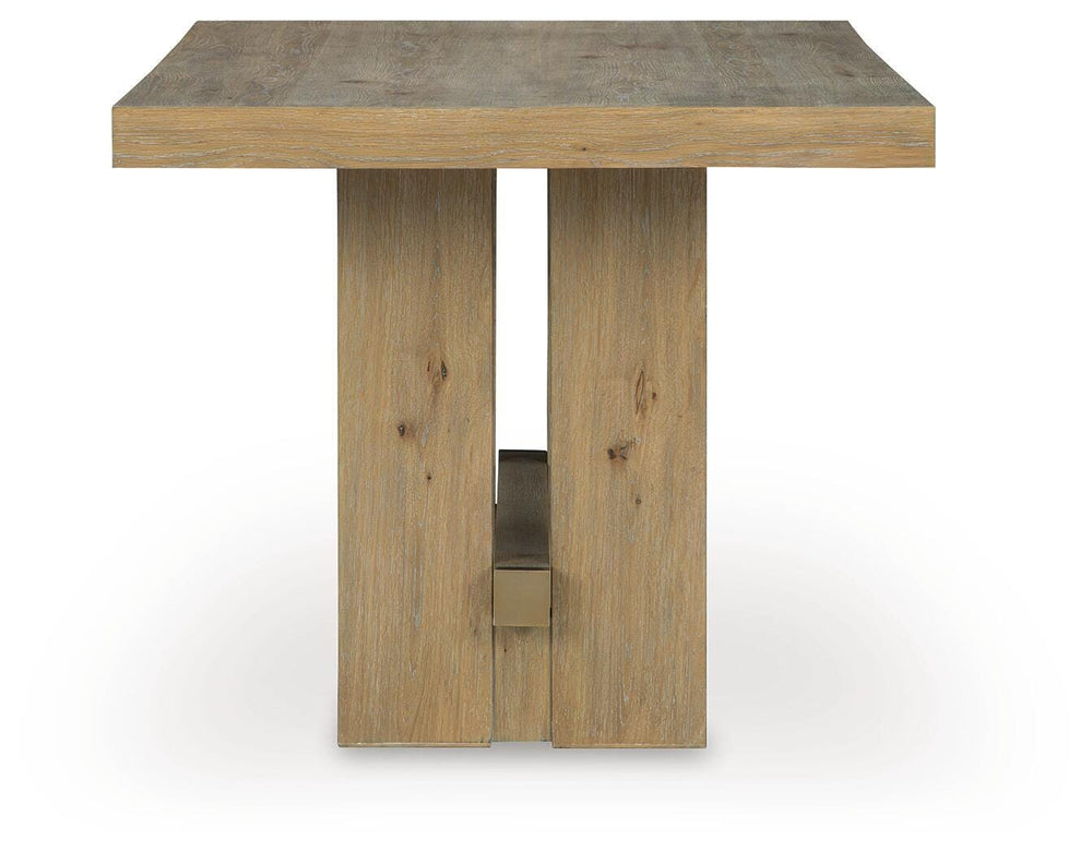 Lasinger Counter Height Dining Table - Light Brown (4)