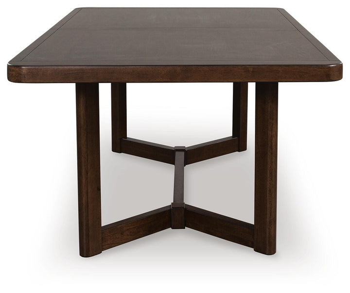 Dilenno Dining Extension Table - Dark Brown (6)