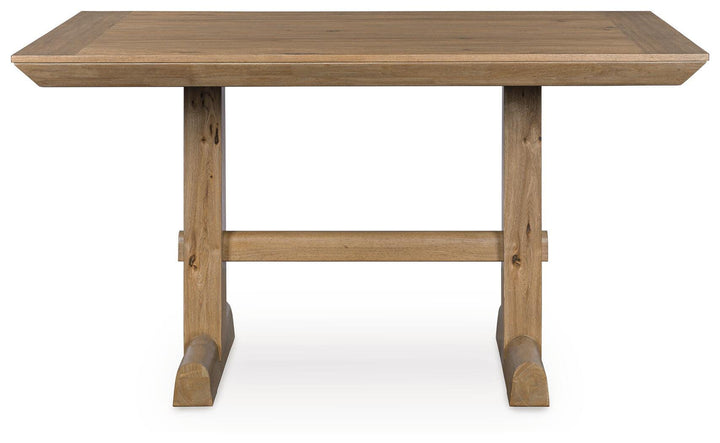 Ridgester Counter Height Dining Table - Light Brown (3)