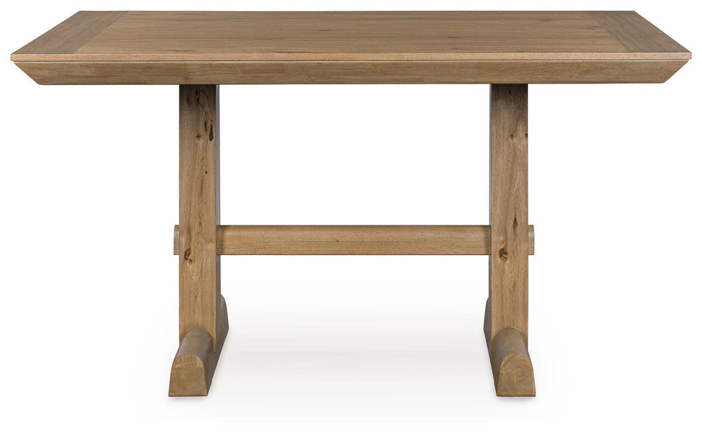 Ridgester Counter Height Dining Table - Light Brown (3)