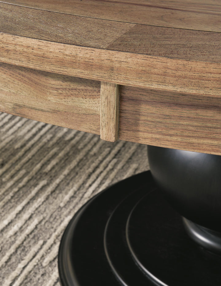 Ridgester Dining Table - Light Brown (4)