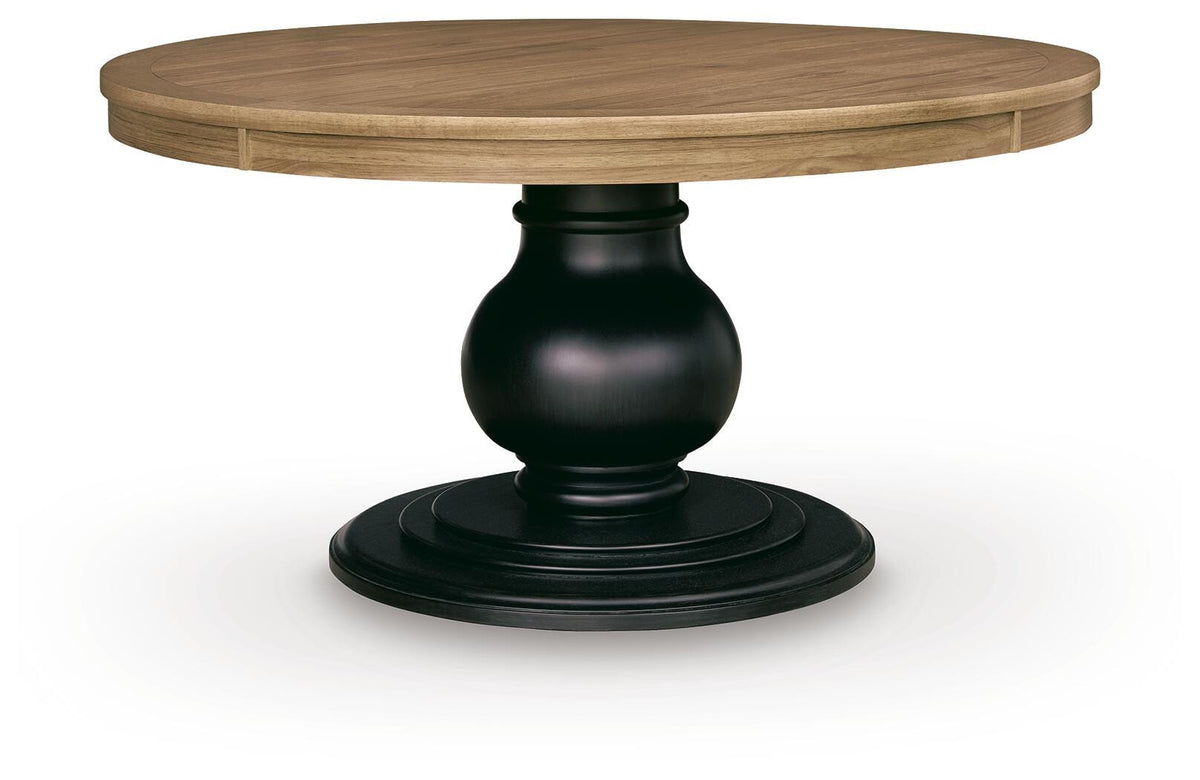 Ridgester Dining Table - Light Brown (1)
