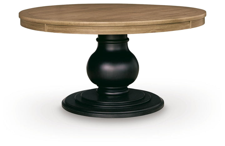 Ridgester Dining Table - Light Brown (1)
