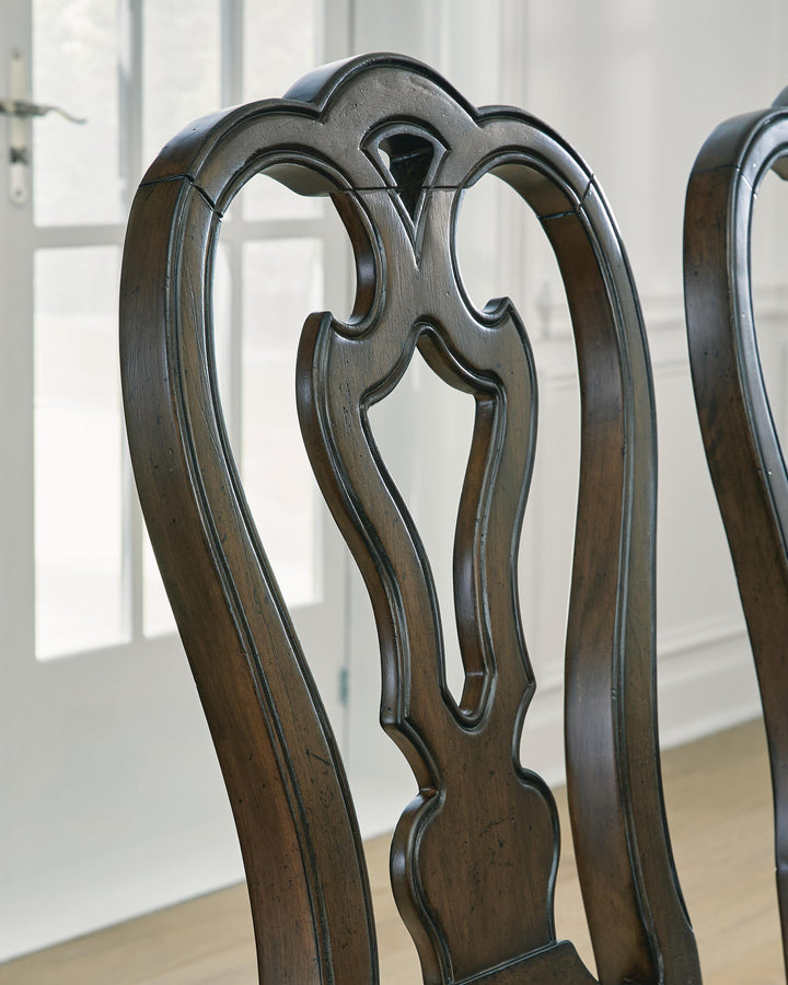 Maylee Dining Chair - Dark Brown (6)