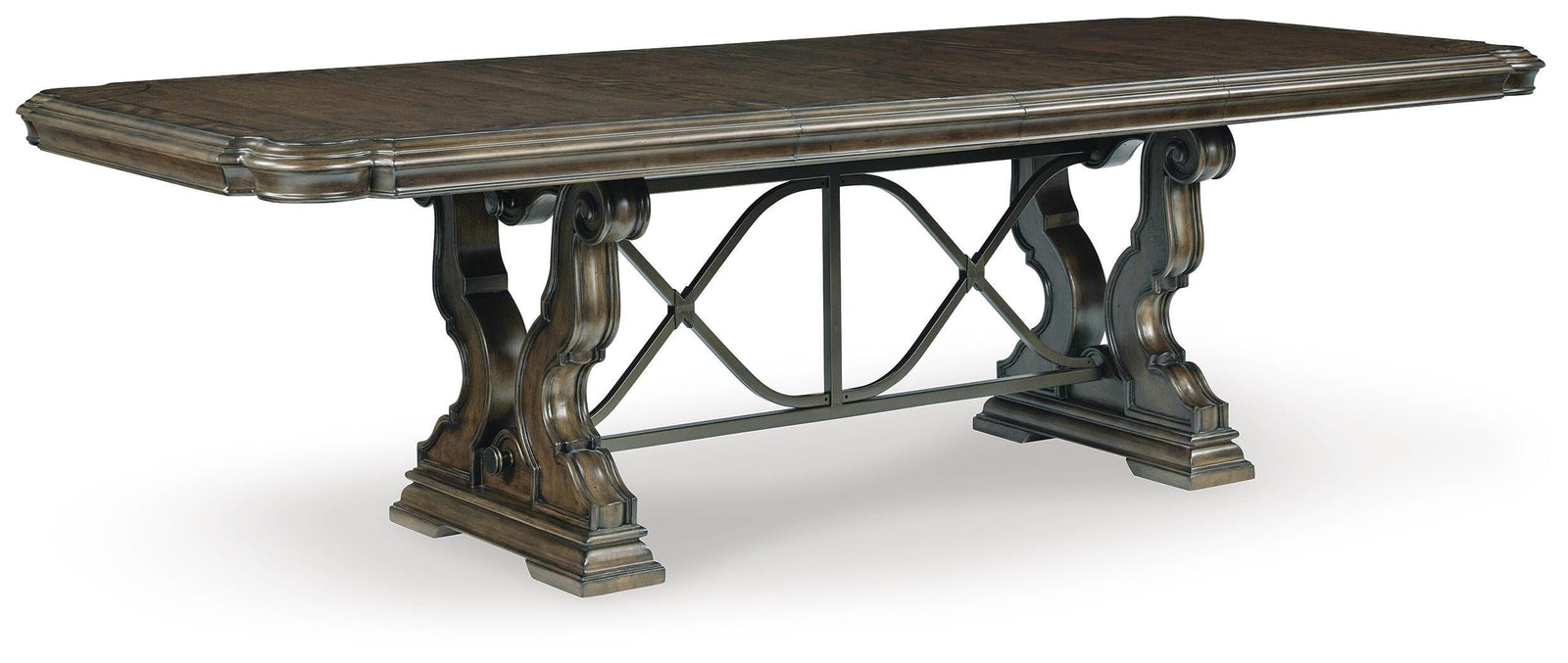 Maylee Dining Extension Table - Dark Brown (1)