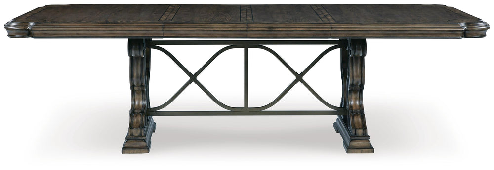 Maylee Dining Extension Table - Dark Brown (3)