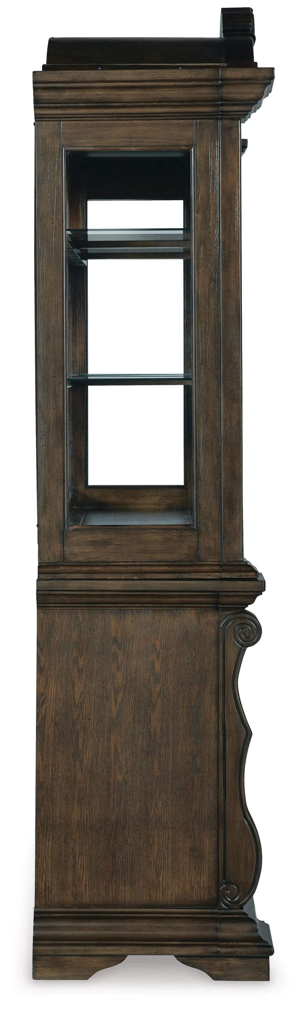 Maylee Dining Buffet and Hutch - Dark Brown (5)