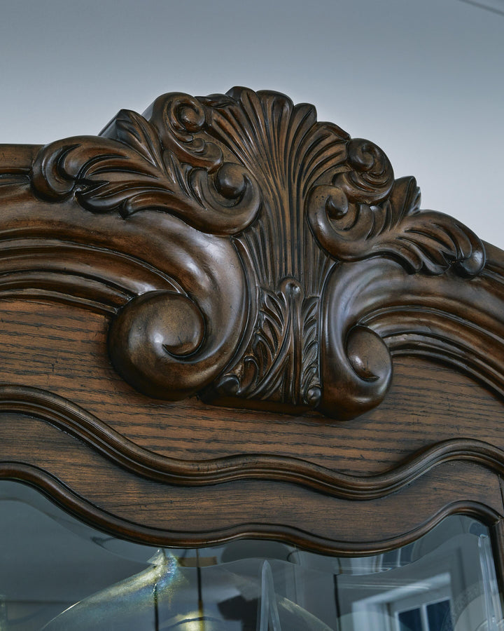 Maylee Dining Buffet and Hutch - Dark Brown (6)