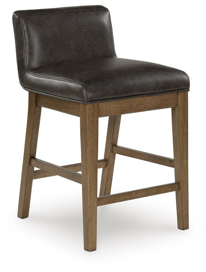 Cabalynn Counter Height Barstool - Dark Brown (4)