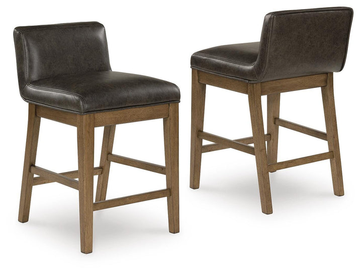 Cabalynn Counter Height Barstool - Dark Brown (3)
