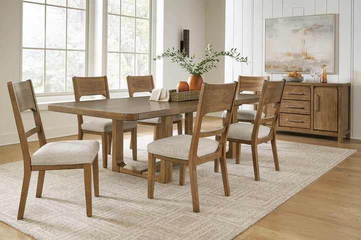Cabalynn Dining Server - Light Brown (9)