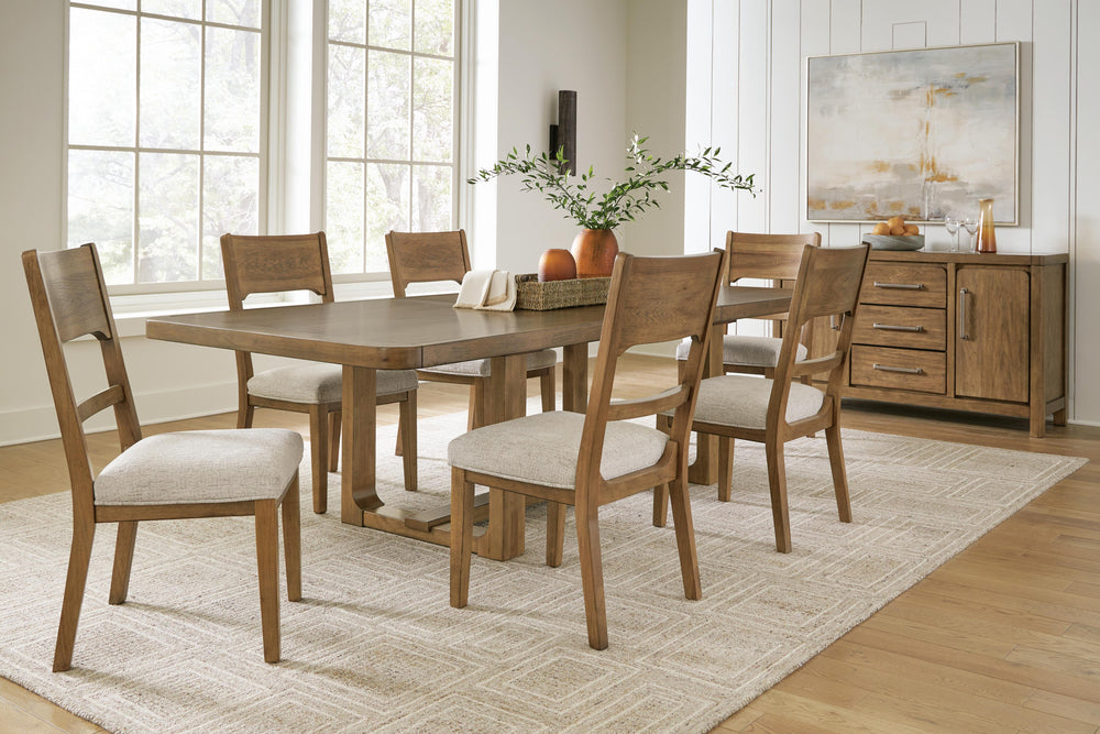 Cabalynn Dining Server - Light Brown (9)