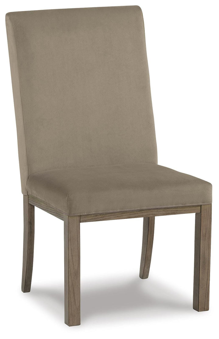 Chrestner Dining Chair - Dark Gray (3)