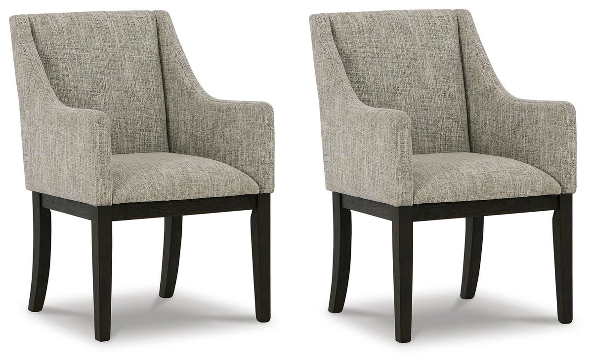 Burkhaus Dining Arm Chair - Dark Brown (1)