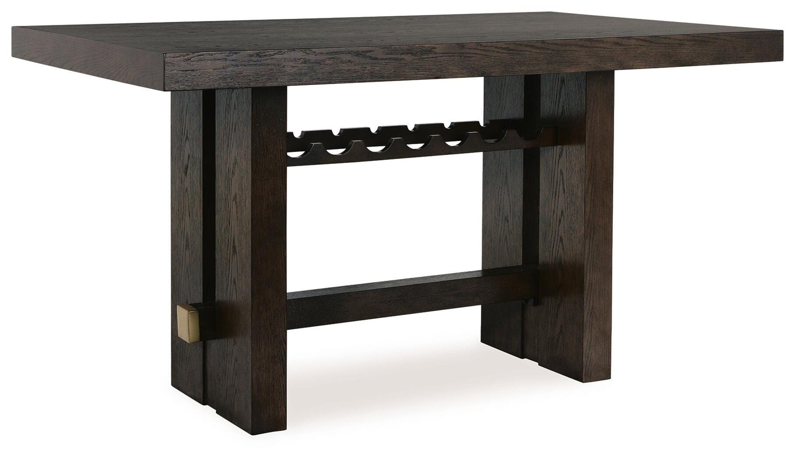 Burkhaus Counter Height Dining Table - Dark Brown (1)