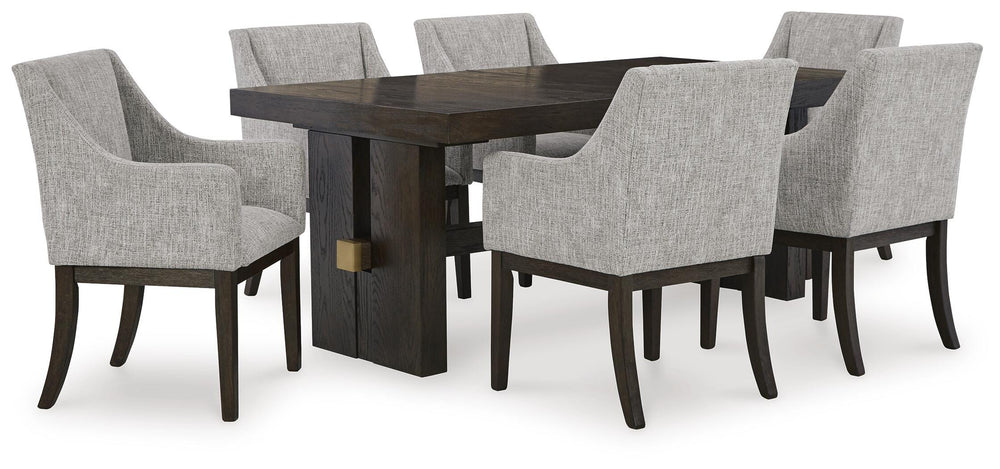 Burkhaus Dining Table and 6 Chairs (1)
