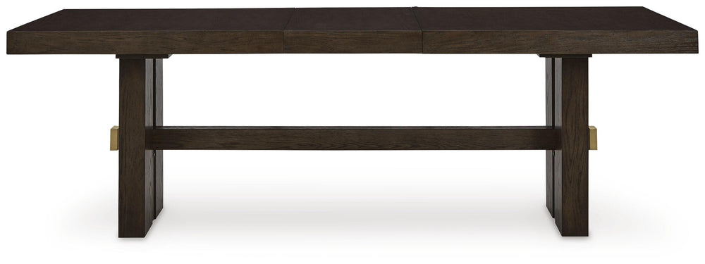 Burkhaus Dining Table and 6 Chairs - Dark Brown (12)