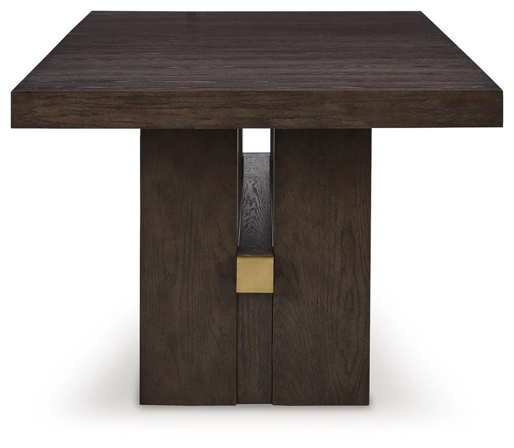 Burkhaus Dining Table and 6 Chairs - Dark Brown (14)