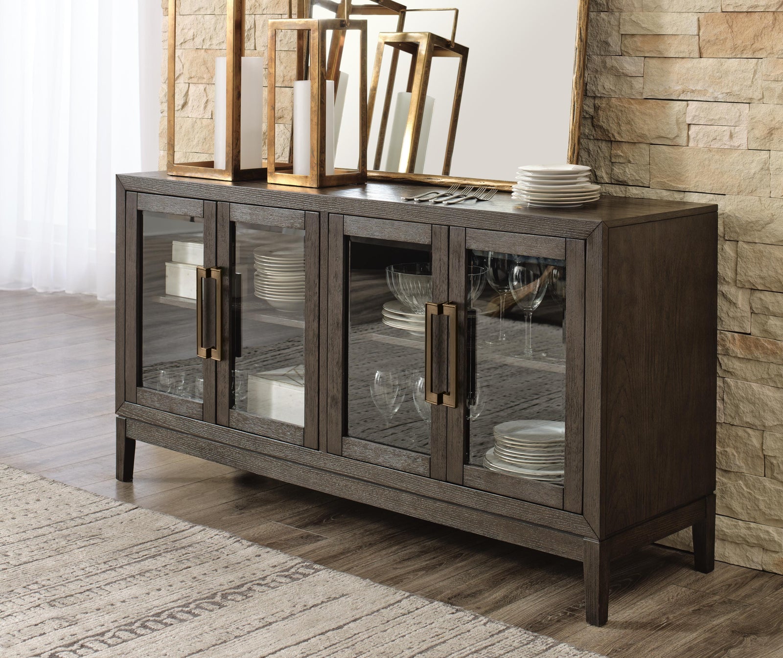 Burkhaus Dining Server - Dark Brown (2)