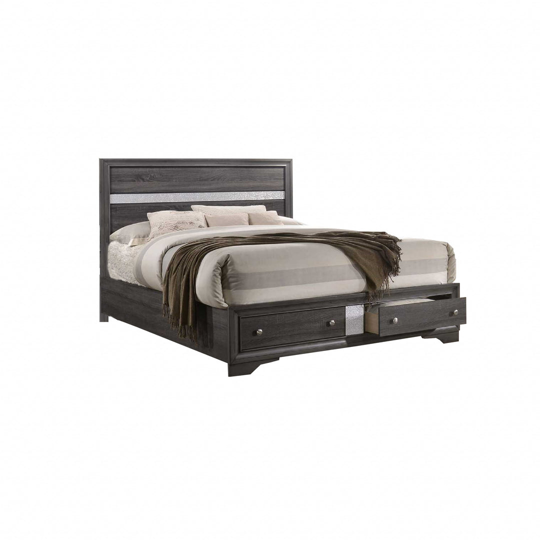 Storage Full Bed - Gray