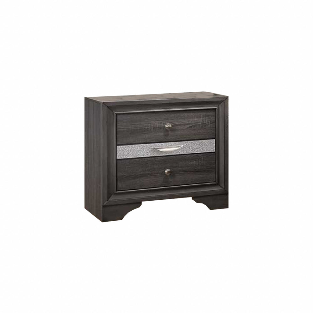 Storage Queen Bed - Gray - alternate view 4