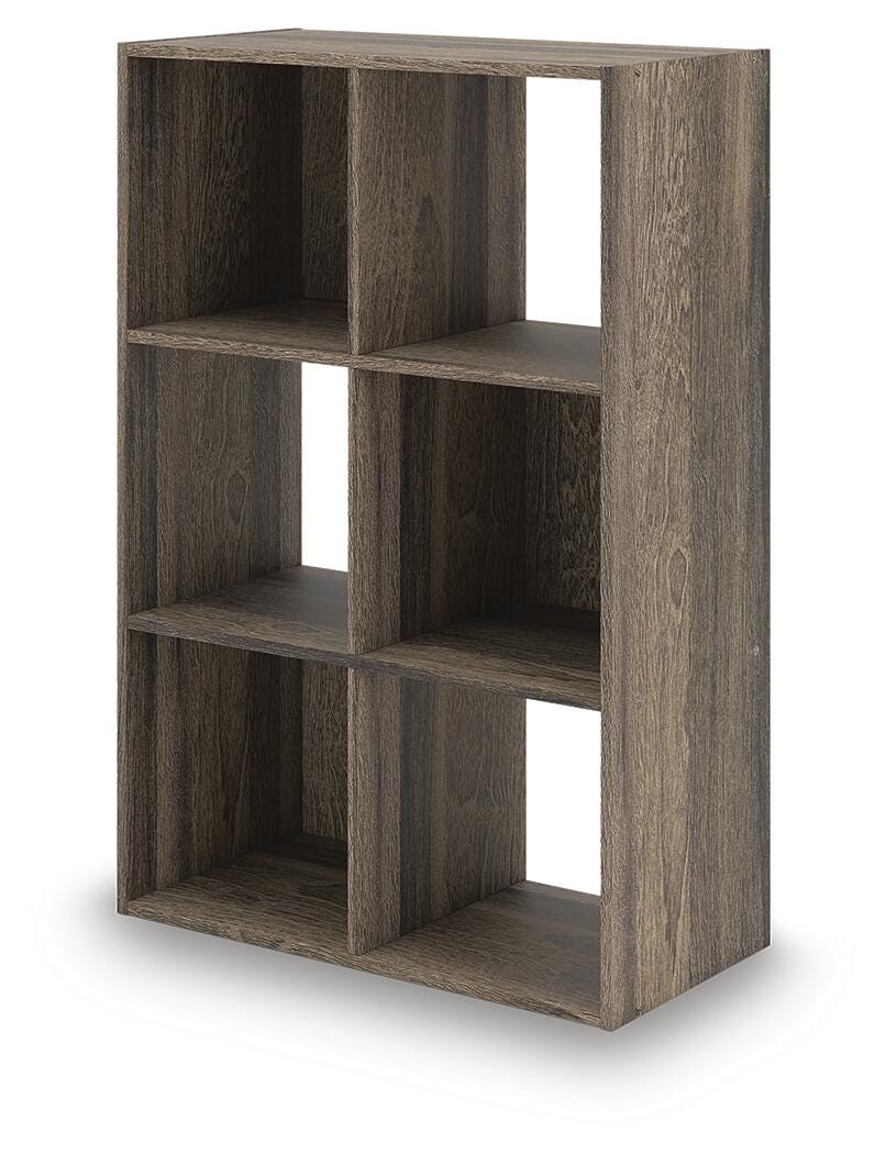 Shallifer Six Cube Organizer - Dark Brown (3)