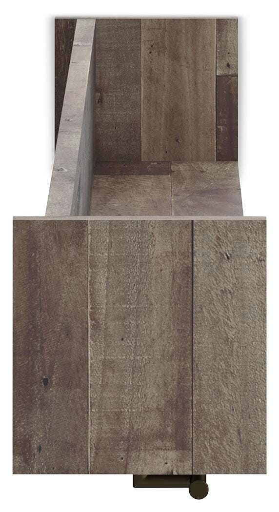 Neilsville Wall Mounted Coat Rack with Shelf - Multi Gray (6)