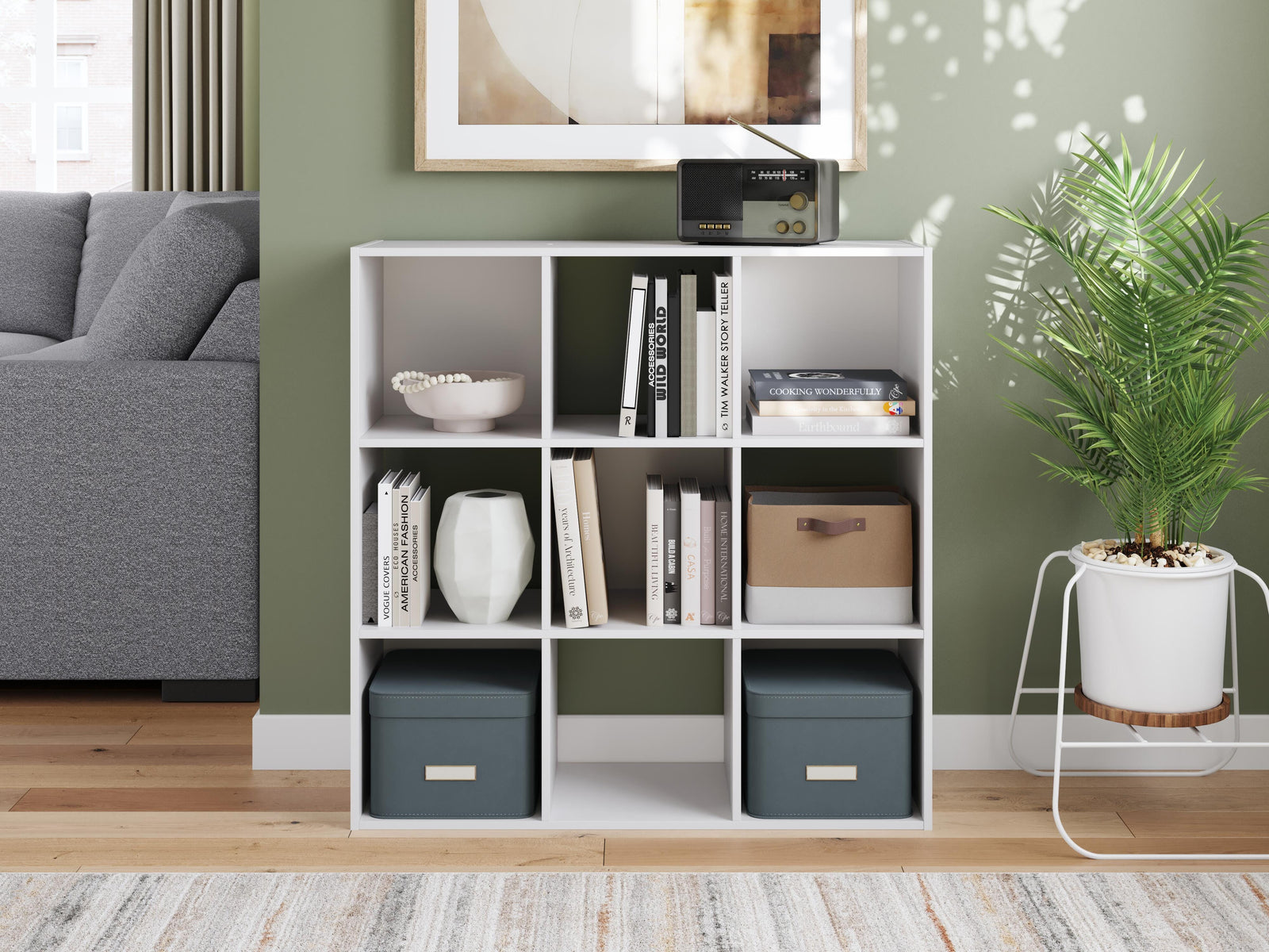 Onita Nine Cube Organizer - White (2)